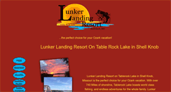 Desktop Screenshot of lunkerlanding.com